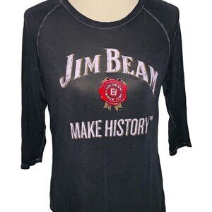 J. America Jim Beam 3/4 Sleeve Tee